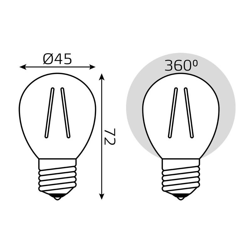 Светодиодная лампа Gauss 105802109