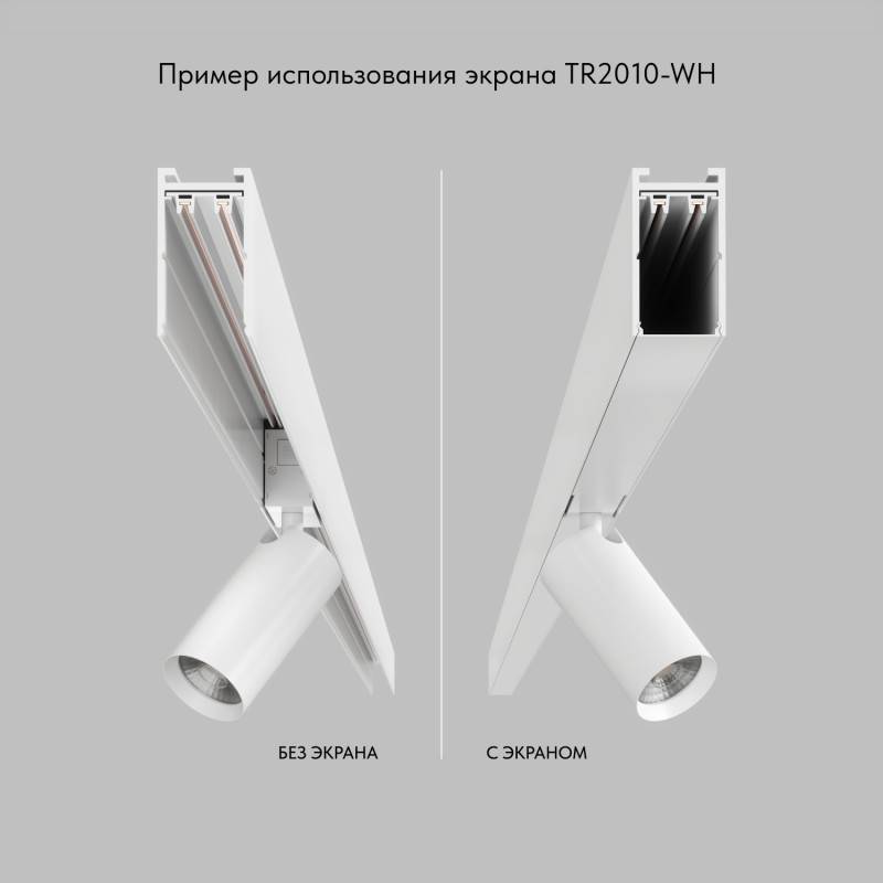Экран для шинопровода Denkirs TR2010-WH