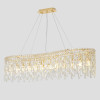 Подвесная люстра Crystal Lux ABRIL SP12 L1200 GOLD
